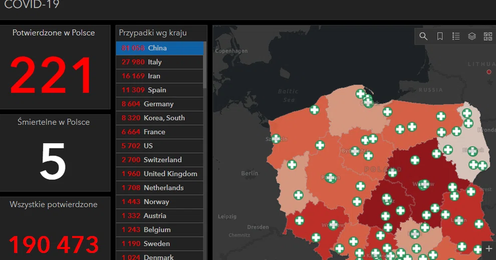 Interaktywna Mapa Rozwoju Koronawirusa W Polsce I Na świecie Bądź Na Bieżąco Kobieceinspiracjepl 8330