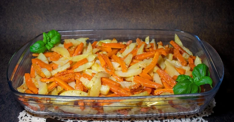 Frytki z marchewki i ziemniaków