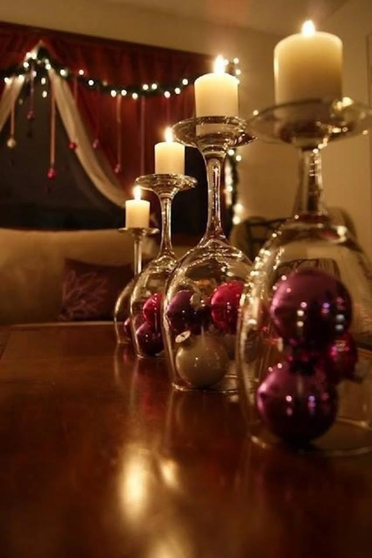 Świąteczne dekoracje stołu