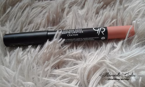 MATTE CRAYON LIPSTICK - MATOWA POMADKA DO UST W KREDCE - GOLDEN ROSE ODCIEŃ 15
