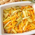 Pieczone warzywa w ziołowej oliwie