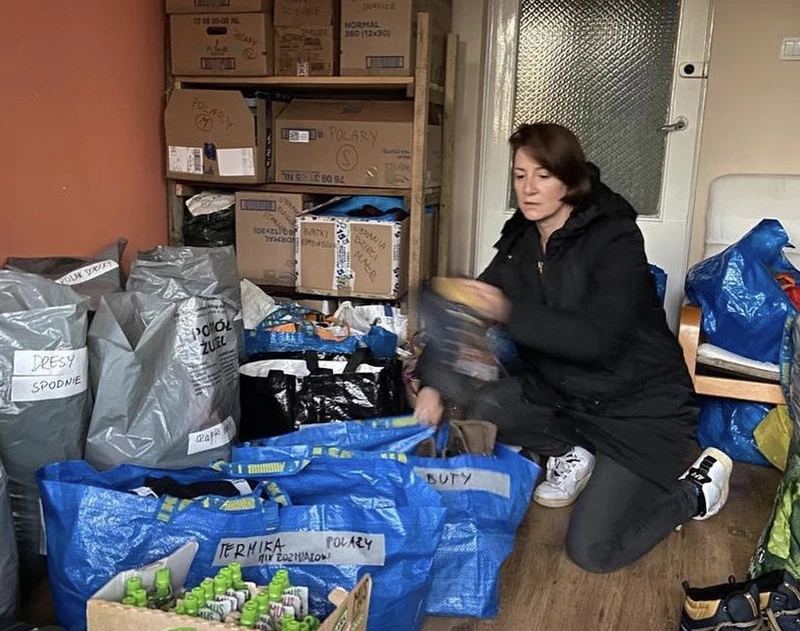 Maja Ostaszewska spędziła tydzień na granicy. Aktorka publikuje wymowny wpis.