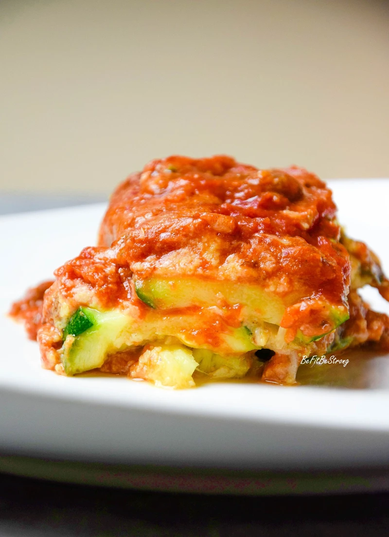 Parmigiana di zucchine - zapiekanka z cukinii FIT