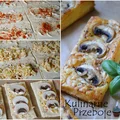 Przekąska z ciasta francuskiego i pieczarek – w 5 minut!