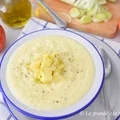 Zupa porowa z ziemniakami i jabłkami