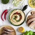 Hummus z kukurydzą