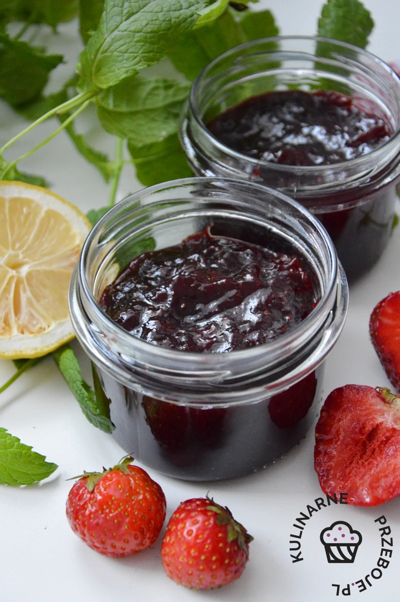 Dżem truskawkowy niskosłodzony 😋👍 Bez żelfixów i sztucznych ulepszaczy! W 100% naturalny!