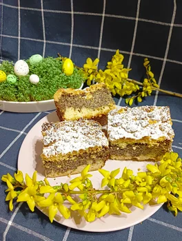 Makowiec na cieście maślanym