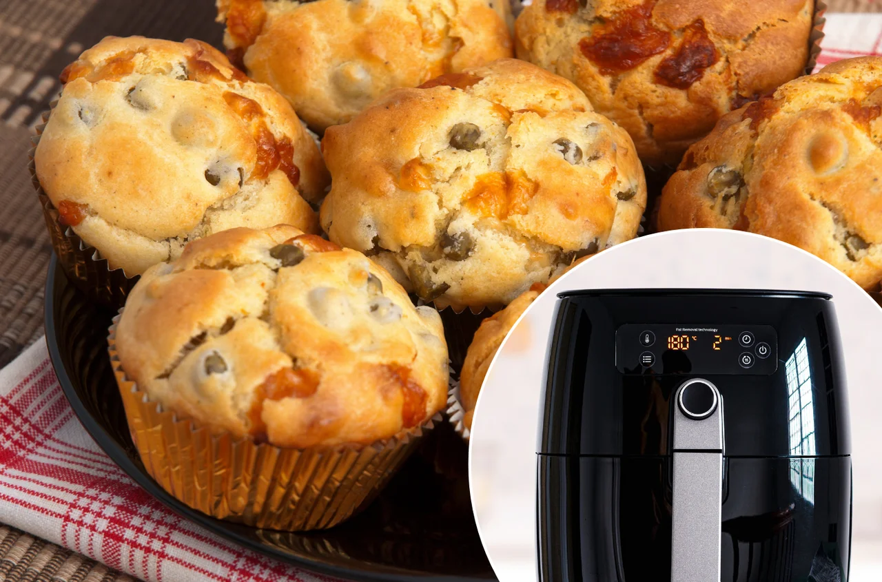 Muffinki w Airfryerze – szybciej niż w piekarniku! Ale nie popełniaj tego błędu...