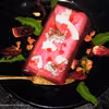 Orzeźwiająca galaretka rabarbarowo-hibiskusowa