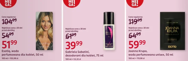 Zdjęcie Rossmann obniża ceny kultowych perfum! To ostatnia szansa na świąteczne zakupy #7