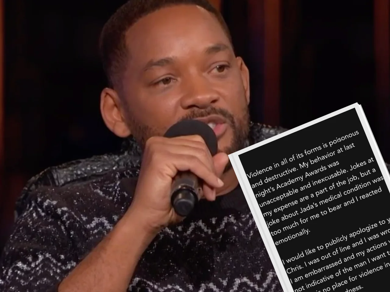 Will Smith przeprasza Chrisa Rocka. Wydał specjalne oświadczenie