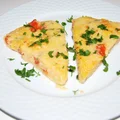 Polenta z pomidorami i serem