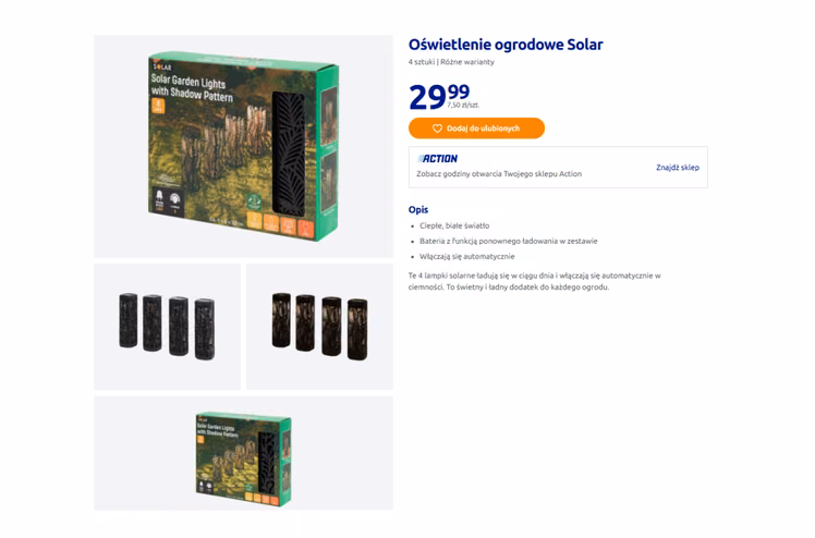 Zdjęcie Ten zestaw solarnych lampek z Action za 29 zł zamieni każdy wieczór w bajkę! Sąsiedzi popatrzą z zachwytem #1