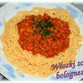 Włoski sos bolognese