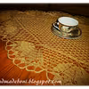 Bieżnik 127/60 cm w stylu retro w tutoriale