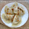Pierogi z kapustą i pieczarkami