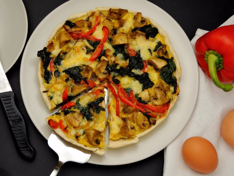 Quiche ze Szpinakiem