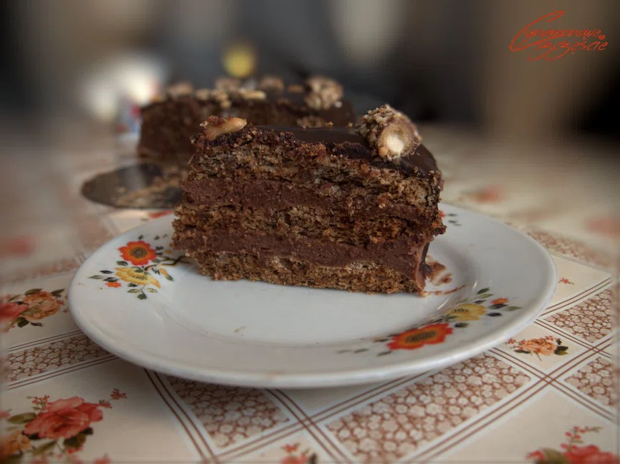 Obłędnie czekoladowy tort Rocher