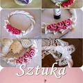 Wianek na drzwi z masy solnej