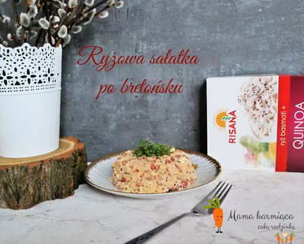 Ryżowa sałatka po bretońsku