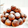 Waniliowe mini pączki z serków homogenizowanych (razowe, bez cukru)