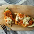 Cukinia z kaszą jaglaną i chorizo