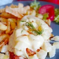 Grillowany filet z kurczaka zapiekany z kremowym ananasem