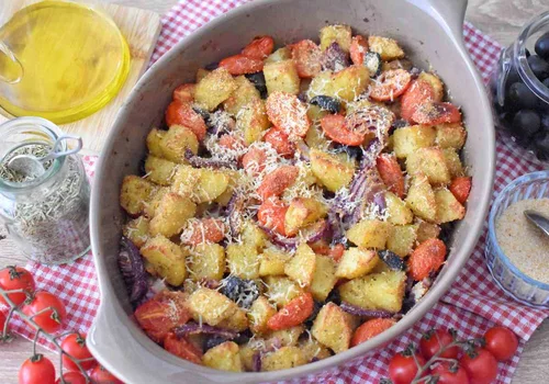 Pieczone ziemniaki po sycylijsku