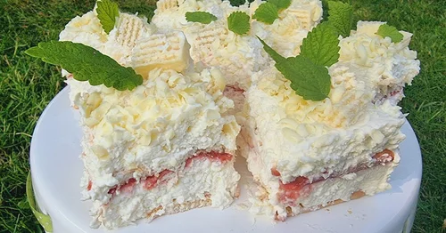 Kokosanka śmietankowa bez pieczenia