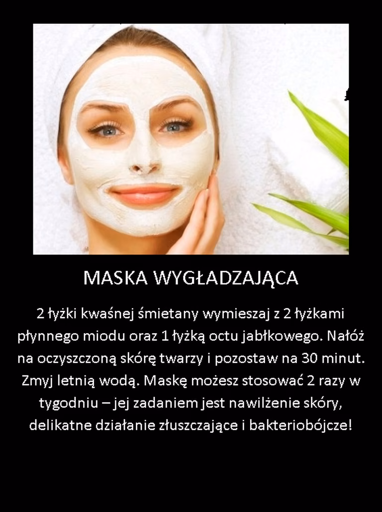 Rewelacyjna maska wygładzająca! Zrób ją sama!