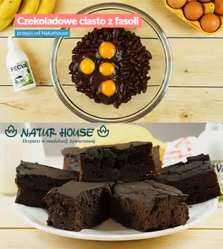 Czekoladowe ciasto z fasoli - przepis od Naturhouse