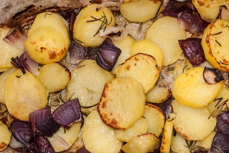 Pieczone talarki ziemniaczane