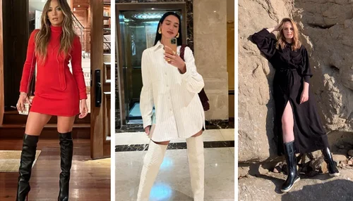 Kozaki do sukienki – tak noszą je gwiazdy i influencerki