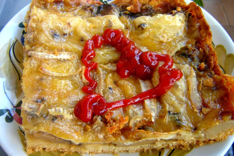 Tarta z grzybów leśnych