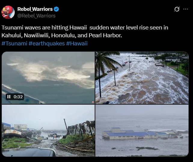 Zdjęcie PILNE: Odwołane loty, apel do podróżnych i ewakuacja! Hawaje przygotowują się na fale tsunami #1