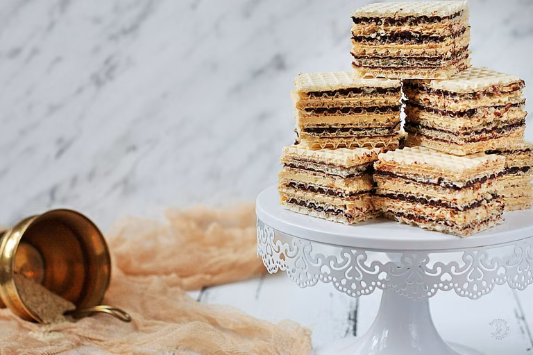 Wafle Mleczne Z Tahini