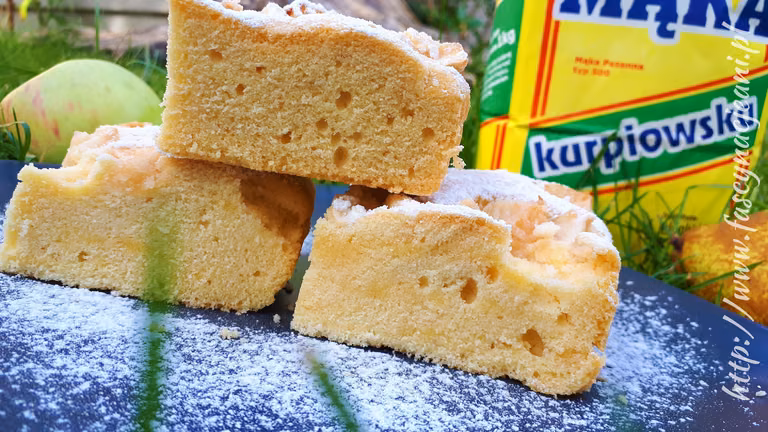 Ciasto ucierane z owocami