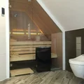 Mała, domowa sauna