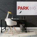 Banksy - Parking - nowoczesny obraz na płótnie