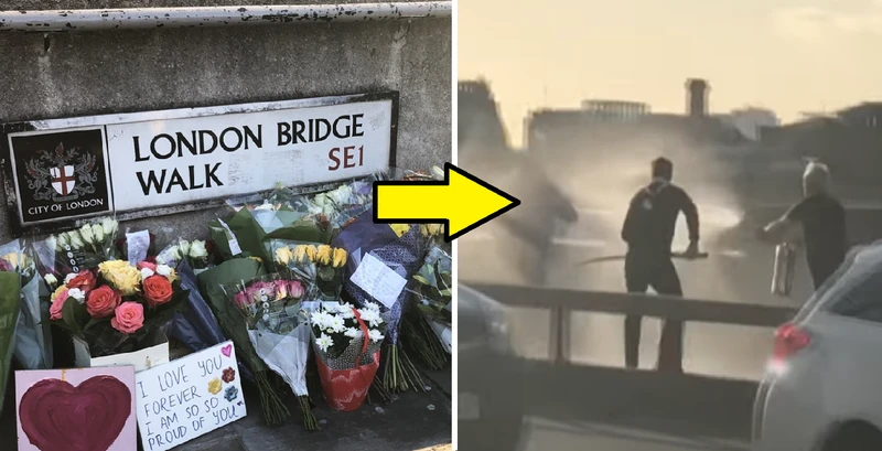 Mężczyzna, który udaremnił atak nożownika na London Bridge okazał się mordercą 21-latki!