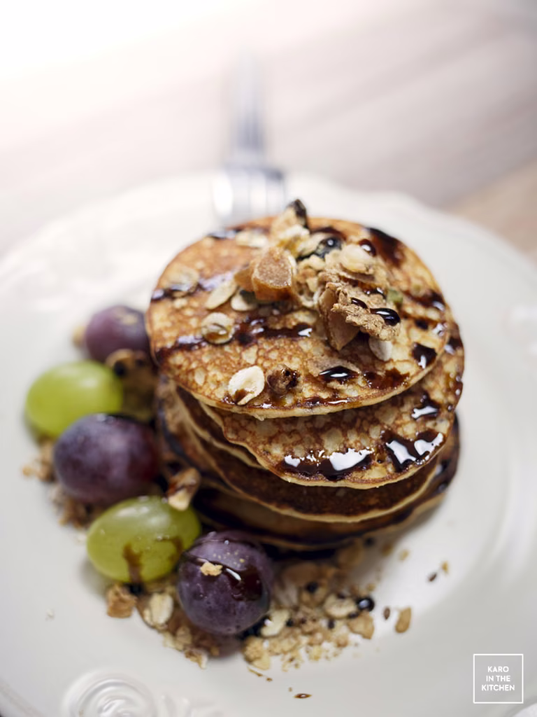 3-minutowe pancakes z blendera – bezglutenowe, wysokobiałkowe i fit!