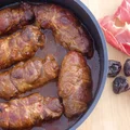 Roladki z karkówki z wędzoną szynką i suszonymi śliwkami
