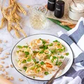 Pierogi z pieczoną marchwią i masłem orzechowym