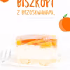 Biszkopt z masą budyniową i galaretką