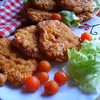 Naleśnikowe placuszki z szynką, serem i innymi dodatkami a'la pizzerinki.