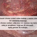 Szybki sposób na koktajl z nasion chia lub siemienia lnianego