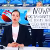 Protest w rosyjskiej TV na żywo! Dziennikarka została zatrzymana