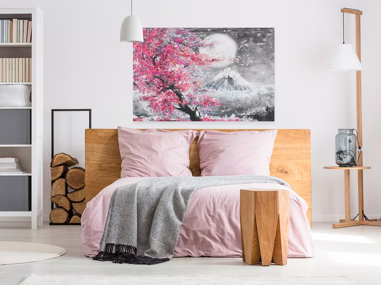 ŚWIĘTO HANAMI - NOWOCZESNY OBRAZ NA PŁÓTNIE