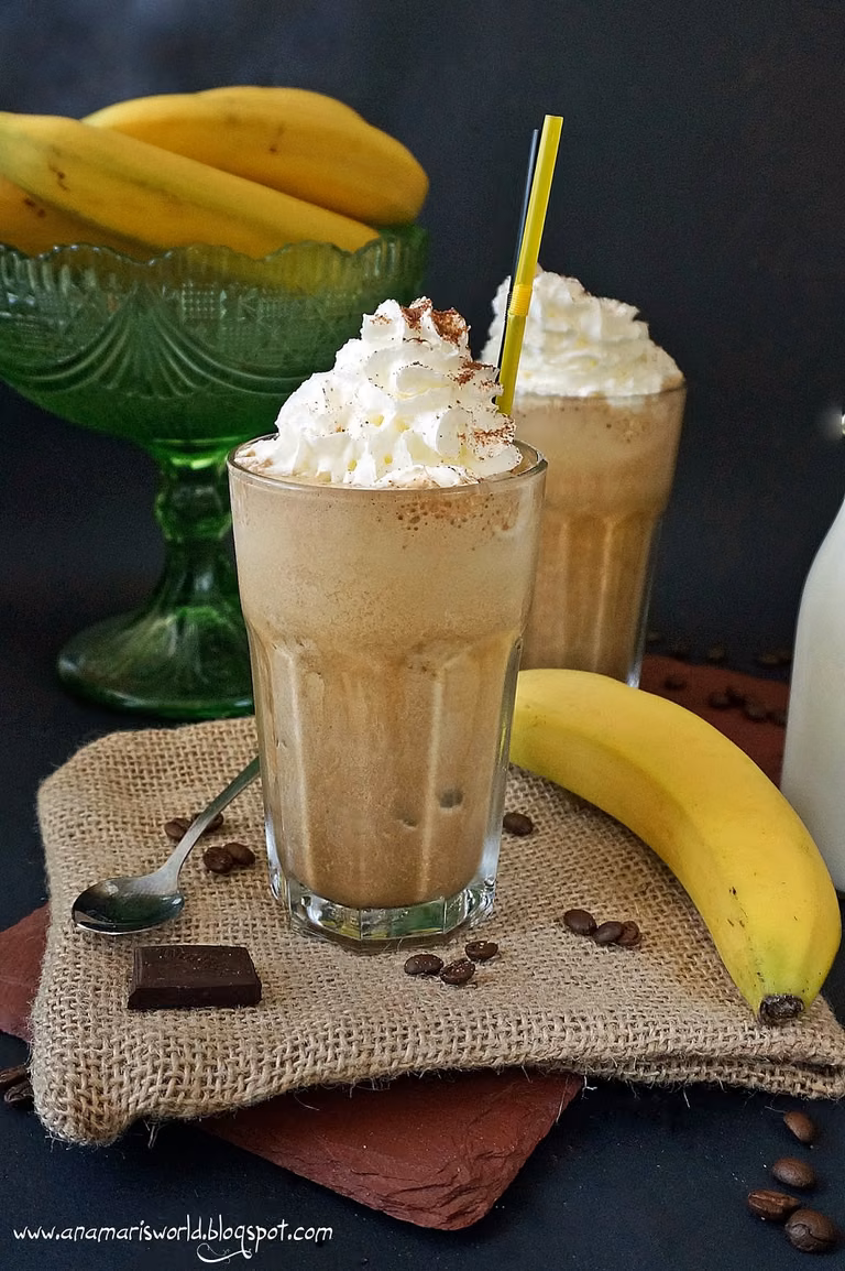 Mrożona kawa bananowa